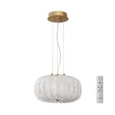 SONEX 1027551; 7720/24L PIKO LED SN 028 Светильник металл / стекло / прозрачный / золотой LED 24Вт 3000-6500K D300 IP20 пульт ДУ ANGELO