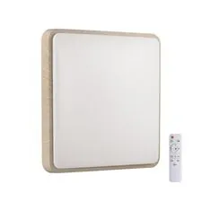 SONEX 45982; 7608/DL PALE SN 172 Светильник пластик / бежевый под дерево LED 48Вт 3000-6300K 390x390 IP43 пульт ДУ MERTO