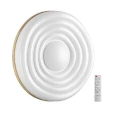 SONEX 47051; 7674/DL PALE SN 202 белый / натуральное дерево LED 48Вт 3000-6000К D388 IP43 пульт ДУ FASS WOOD