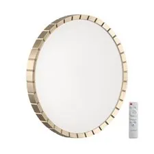 SONEX 46894; 7648/EL PALE SN 142 Светильник пластик / белый / золотой LED 70Вт 3000-6000К D486 IP43 пульт ДУ ATABI GOLD