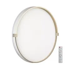 SONEX 46888; 7646/EL PALE SN 189 Светильник пластик / золотой LED 70Вт 3000-6000К D490 IP43 пульт ДУ OLIDI WHITE