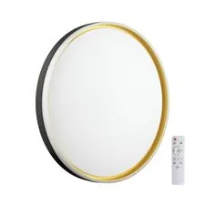 SONEX 45997; 7619/EL PALE SN 160 Светильник пластик / черный / золотой LED 72Вт 3000-6300K D490 IP43 пульт ДУ SAVI