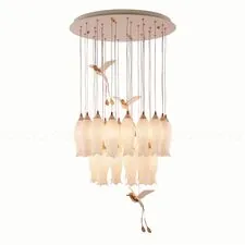 Cloyd 11236 Люстра ARGANA C30 диаметр - 60 см, керамика E14 белый