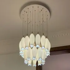 Cloyd 10806 Люстра ARGANA C26 диаметр - 50 см, керамика белый