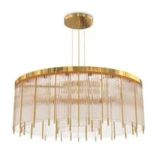 Cloyd 10628 Люстра CARTEL - A C15 диаметр - 80 см, латунь