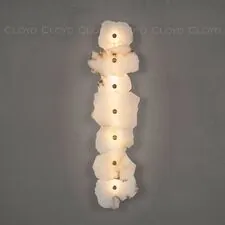 Cloyd 20342 Бра KNOSS W1 высота - 71 см, алебастр латунь