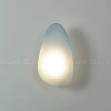 Cloyd 20377 Бра GEROLL W1 ширина - 18 см, латунь синее стекло