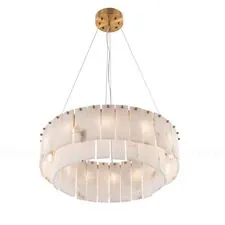 Cloyd 11155 Люстра HERCULANUM - A C8 диаметр - 60 см, алебастр латунь