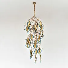 Cloyd 11097 Люстра MAORI C14 высота - 200 см, латунь