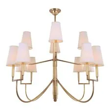 Cloyd 10162 Люстра POLLOCK C12 диаметр - 109 см, латунь