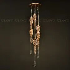 Cloyd 11100 Люстра SALAZAR C6 высота - 220 см, латунь