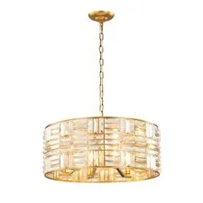 Cloyd 10696 Люстра MOVILLE C4 диаметр - 55 см, латунь