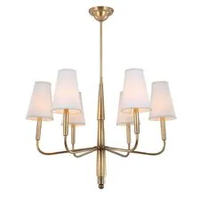 Cloyd 10163 Люстра POLLOCK C6 диаметр - 88 см, латунь