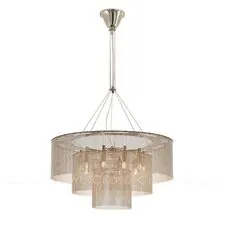 Cloyd 11359 Люстра ONASSIS C10 диаметр - 60 см, никель сатин