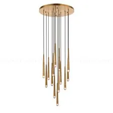 Cloyd 11112 Подвесной светильник MILVUS - B P14 диаметр - 55 см, латунь
