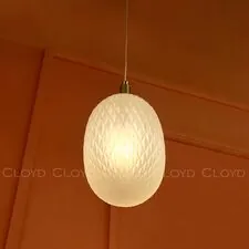 Cloyd 11434 Подвесной светильник ZAPFEN P1 диаметр - 13 см, латунь белое стекло