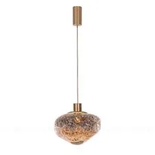 Cloyd 11344 Подвесной светильник VOCAL P1 латунь коричневый стекло