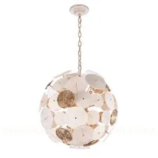 Cloyd 10660 Люстра SOLAR C12 диаметр - 50 см, белая керамика золото