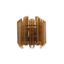 Garda Decor 20MB3451-2AMBER Бра стекло янтарного цвета 32*33*32см