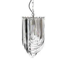 Garda Decor 91GH-3503 Люстра потолочная, хром, акрил  d.25*h.48см