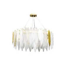 Garda Decor K2FTB010R-80A Люстра Venetto золото/стекло 80*h30см