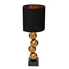 Garda Decor K2KM1254TBR Лампа настольная d45*h72см плафон черный