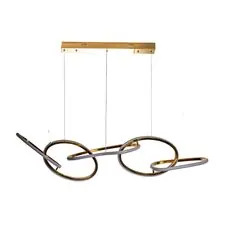 Garda Decor K2KML15105 Люстра подвесная Flow золото 120см