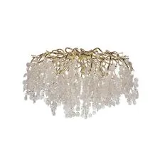 Garda Decor 86-90188 Люстра Tenera круглая золото d80*h40см