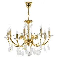 Lightstar 694082 Люстра подв STREGARO 8х60W E14 ЗОЛОТО