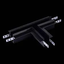 ST LUCE ST007.499.12 Коннектор T-образный для встраиваемого магнитного шинопровода под ГКЛ 12мм Черн