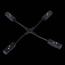 ST LUCE ST006.469.00 Ввод питания X-образный для магнитного шинопровода Черный