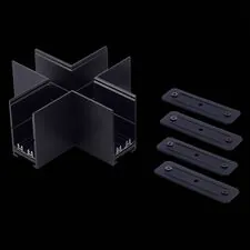 ST LUCE ST015.422.21 X- образный соединитель Skyline 220 Черный