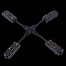 ST LUCE ST015.422.20 X- образный коннектор Skyline 220 Черный