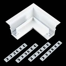 ST LUCE ST007.529.00 Угол-соединитель для встраиваемого магнитного шинопровода ST-Luce Белый SKYLINE 48