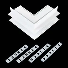 ST LUCE ST007.559.00 Внешний угол-соединитель для встраиваемого магнитного шинопровода Белый