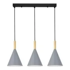 EVOLUCE SLE1255-413-03 Светильник подвесной Черный/Серый E27 3*40W