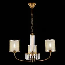 EVOLUCE SLE1119-303-03 Светильник подвесной Латунь/Шампань E14 3*40W