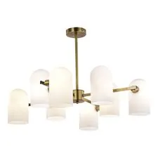 EVOLUCE SLE1047-302-08 Светильник потолочный Бронза/Молочно-белый E14 8*40W