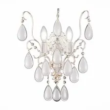 EVOLUCE SLE160301-02 Светильник настенный Золотистый/Белый матовый E14 2*60W