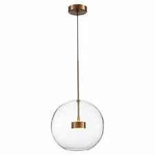 ST LUCE SL1133.223.01 Светильник подвесной ST-Luce Латунь/Прозрачный LED 1*14W 3000K