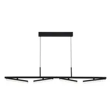 ST LUCE SL1018.403.04 Светильник подвесной ST-Luce черный/прозрачный LED 4*32W 4000K