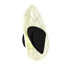 ST LUCE SL6123.401.01 Светильник настенный Черный/Дымчатый LED 1*7W 4000K