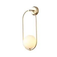 ST LUCE SL1118.201.01 Светильник настенный ST-Luce Золотистый/Белый E14 1*40W