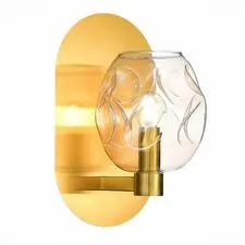 ST LUCE SL1188.301.01 Бра Латунь/Коньячный E14 1*40W