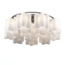 ST LUCE SL116.052.12 Люстра потолочная ST-Luce Серебристый/Белый E27 12*60W (из 2-х коробок)