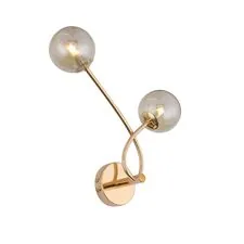 ST LUCE SL435.201.02 Бра Золотистый/Коньячный G9 2*3W