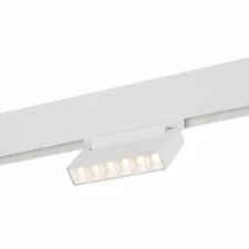 ST LUCE ST364.536.06 Магнитный трековый светильник белый LED 1*6W 3000K 532Lm Ra>80 36° IP20 L120xW22xH108 4