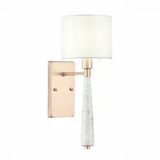 ST LUCE SL1163.201.01 Светильник настенный Матовое золото/Белый E14 1*40W