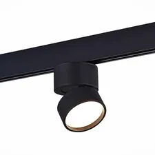 ST LUCE ST809.446.09 Магнитный трековый светильник Черный LED 1*9W 4000K 600Lm Ra>90 120° IP20 D85xH126 48V