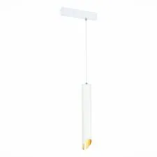 ST LUCE ST508.513.01 Светильник трековый Белый GU10 1*50W  IP20 D60xH400 180-240V Без ламп